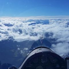 Flugwegposition um 13:27:48: Aufgenommen in der Nähe von Gemeinde Aigen im Ennstal, Österreich in 4722 Meter